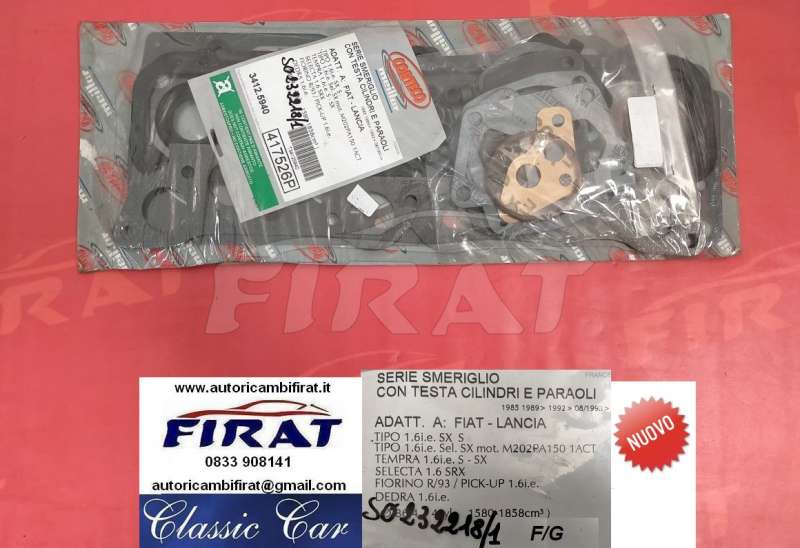 GUARNIZIONI SMERIGLIO FIAT TIPO - DEDRA 1600 (232218/1)